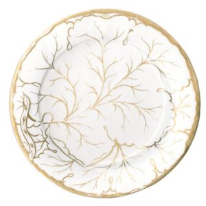 Gilded Majolica Paper Dinner Plates – Caspari