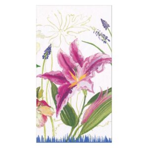 Isabelle’s Garden Paper Guest Towel Napkins – Caspari