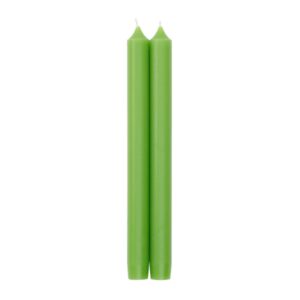Green Straight Taper 10″ Candles — Caspari