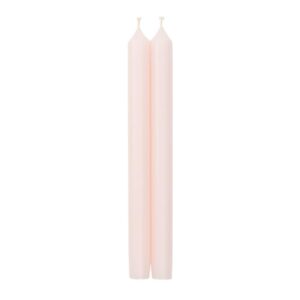 Petal Pink Straight Taper 10″ Candles — Caspari