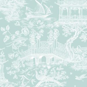 Caspari Chinoiserie Reversible Wrapping Paper