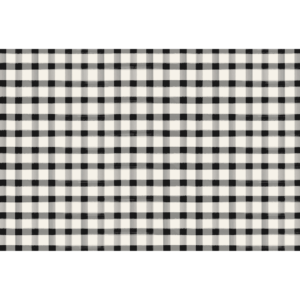 Hester & Cook Black painted Check Table Runner