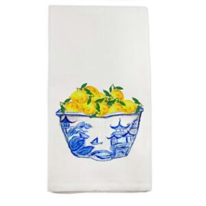 Bowl of Lemons Tea Towel